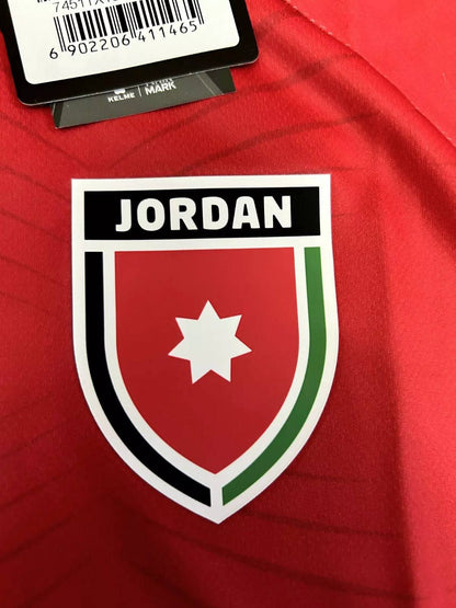 Jordan Soccer Jersey – 2025 Kelme Official Jordan National Football Team Jersey (AWAY) - Dahhan Sports